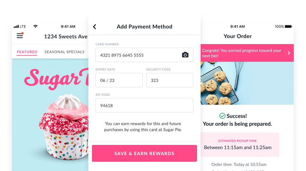 Native Online Ordering flow