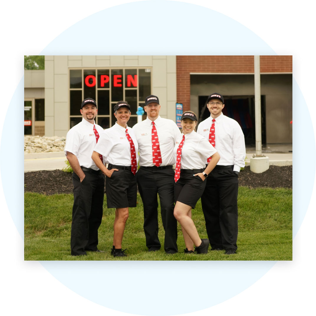 Mike's Carwash team photo