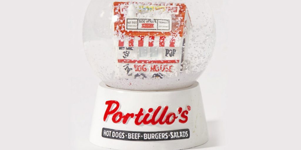 Photo of Portillo's snowglobe swag